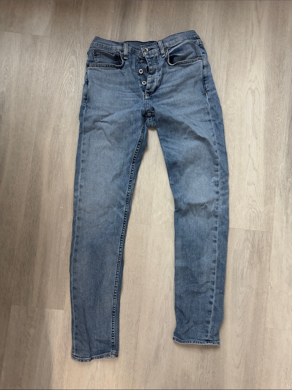 rag & bone Light Blue Slim Jeans